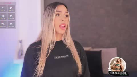 A D D I S O N  online show from February 10, 7:17 pm