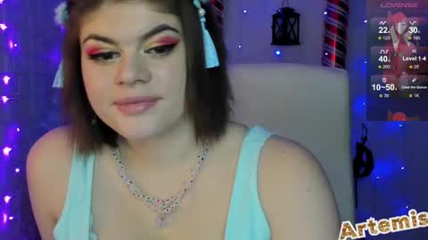 Snapshot of artemis696 chatting on December 20, 11:00 am Artemis  my pvt is open and lovense is active  online show from December 20, 11:00 am