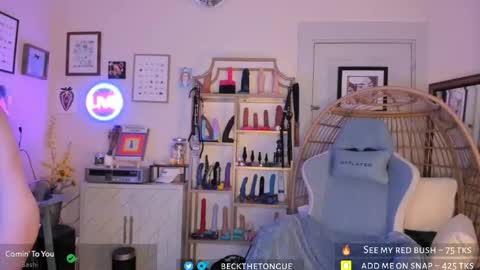 Beck the tongue online show from February 19, 10:52 pm