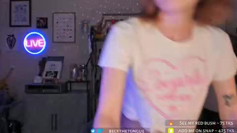 Beck the tongue online show from July 24, 10:50 pm