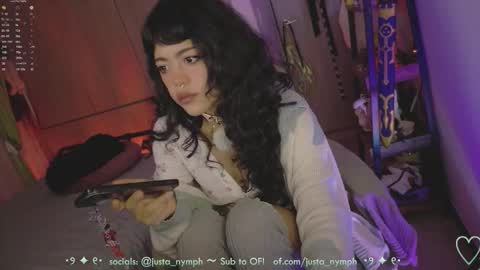   Im Nym  Justa nymph on twitter and IG online show from March 29, 12:09 am