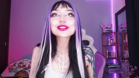 Snapshot of cati_petite chatting on February 7, 4:48 am Cati help me reach my goal of 100 thumbs up again 3 online show from February 7, 4:48 am