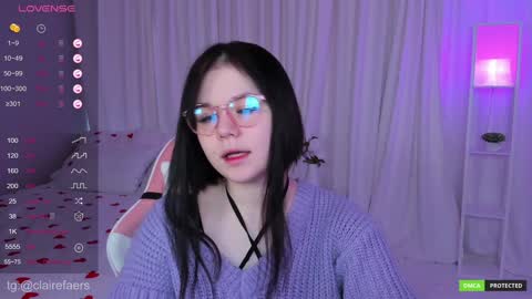 Snapshot of clairefaers chatting on January 15, 9:56 am Claire Faers online show from January 15, 9:56 am