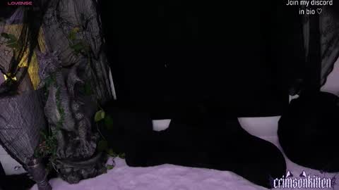 Snapshot of crimsonkitten chatting on October 16, 4:37 am Crimson Kitten online show from October 16, 4:37 am