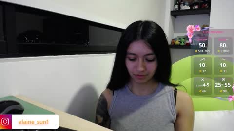 Snapshot of elaine_sun chatting on October 23, 1:22 am Elaine eli online show from October 23, 1:22 am