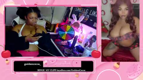 Goddess Cocoa online show from July 13, 6:25 am