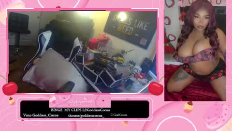 Goddess Cocoa online show from January 10, 7:46 am