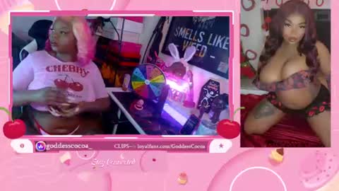 Goddess Cocoa online show from August 9, 7:56 am