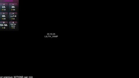 LILITH 200 LIKES  online show from October 20, 6:11 pm