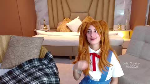 Snapshot of lola_creamy chatting on September 12, 2:02 pm Lola online show from September 12, 2:02 pm