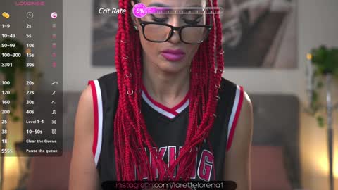 Snapshot of lorettelorenaa chatting on February 8, 7:27 pm LoretteLorena online show from February 8, 7:27 pm