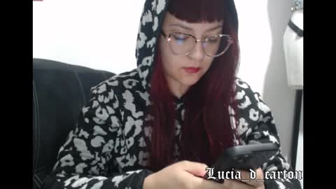 Snapshot of lucia_d_carton chatting on October 12, 3:42 am Lulu DCarton online show from October 12, 3:42 am