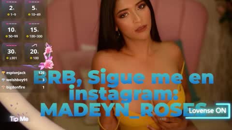 madelyn roses online show from October 14, 11:18 pm