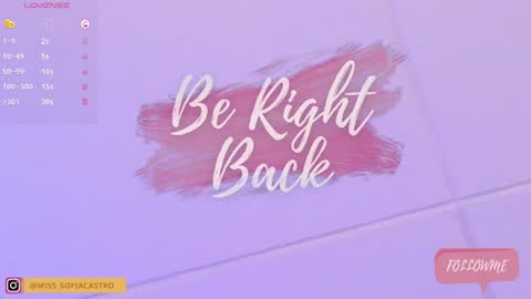 Sofia Castro online show from January 16, 11:37 am