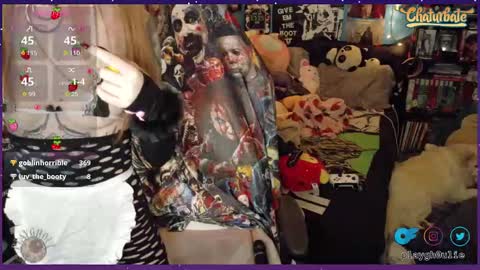 Snapshot of playgh0ul chatting on September 28, 7:25 am playgh0ul Ghoulie online show from September 28, 7:25 am