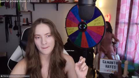 The Real Samantha Hayes haha  online show from February 24, 9:52 pm