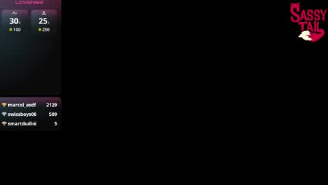 sassyxtail online show from January 8, 7:18 pm