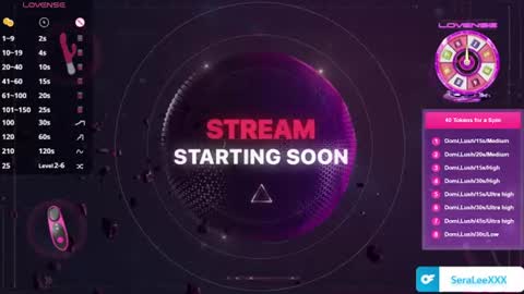 SeraLeeXXX online show from July 26, 7:10 pm