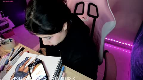 Snapshot of venussx_x chatting on January 23, 4:41 am Venus MY BDAY 29 SEPT online show from January 23, 4:41 am