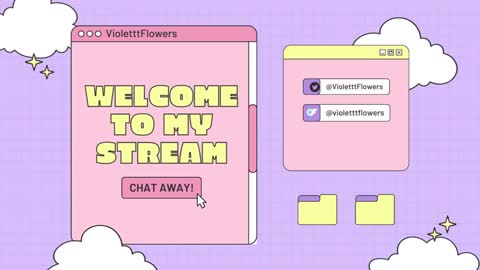 Violet Flowers online show from November 1, 1:32 am