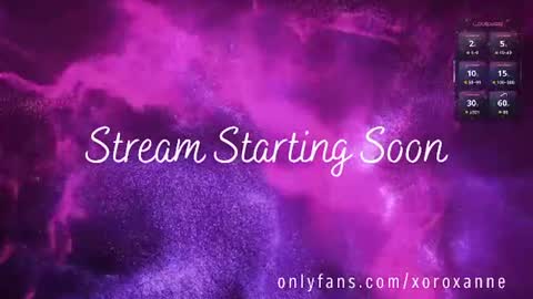 xoroxanne online show from February 3, 8:12 pm