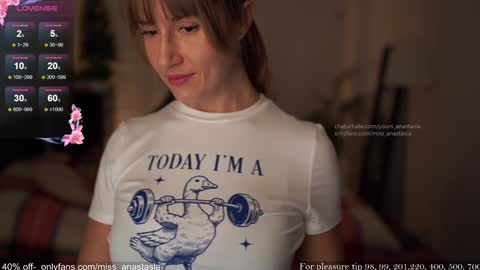 Anastasia online show from November 28, 8:45 pm