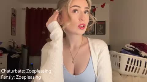 zoepleasing online show from February 19, 2:00 am