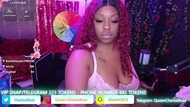 Snapshot of cheriserozequeen chatting on September 20, 5:11 pm cheriserozequeen online show from September 20, 5:11 pm