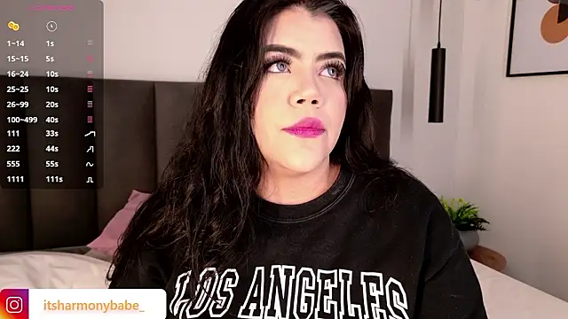 Harmonybabe  online show from March 16, 8:13 pm