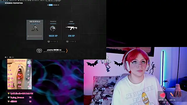 Snapshot of Irinaa_Scarlett chatting on October 13, 1:52 am Irinaa Scarlett online show from October 13, 1:52 am