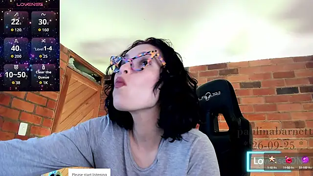 Snapshot of paulinabarnett- chatting on September 27, 3:25 am paulinabarnett- online show from September 27, 3:25 am