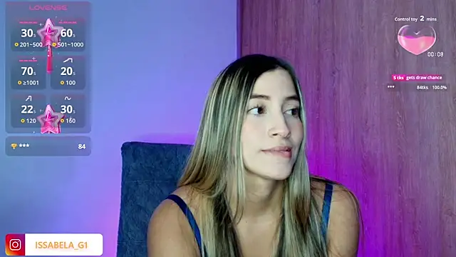 Snapshot of Issabela_G1 chatting on October 11, 4:06 am Issabela G1 online show from October 11, 4:06 am