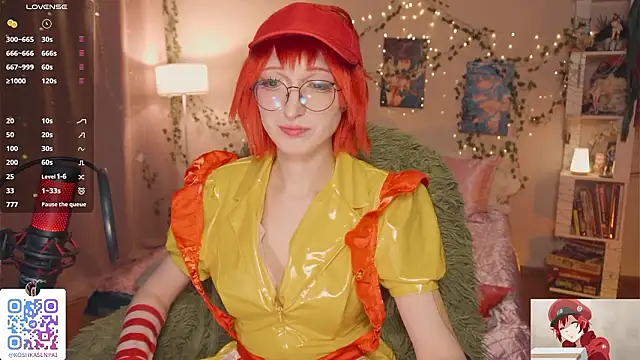 koshkasenpai online show from March 27, 5:20 am