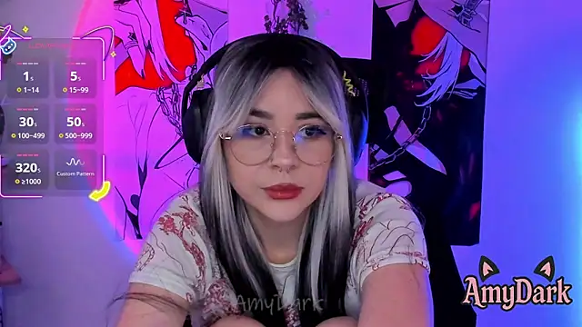  AmyDark online show from April 13, 7:58 pm