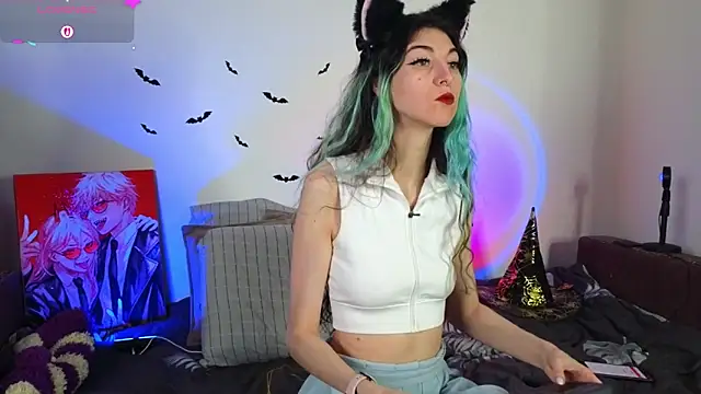Snapshot of AfinaSweet chatting on October 23, 1:22 am AfinaSweet online show from October 23, 1:22 am