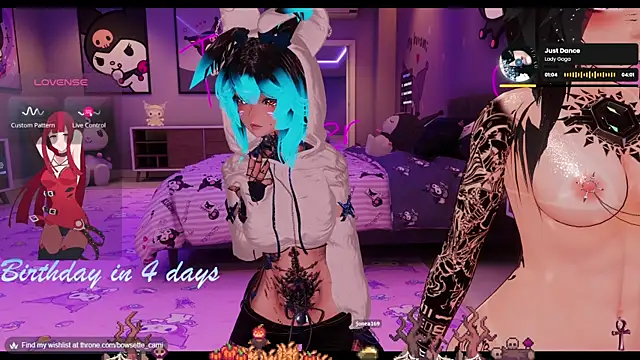 Bowsette Cami online show from October 21, 2:54 pm