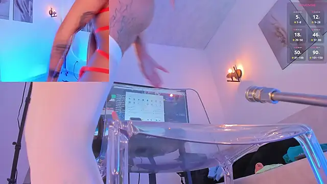 raven blackk online show from November 20, 6:25 am