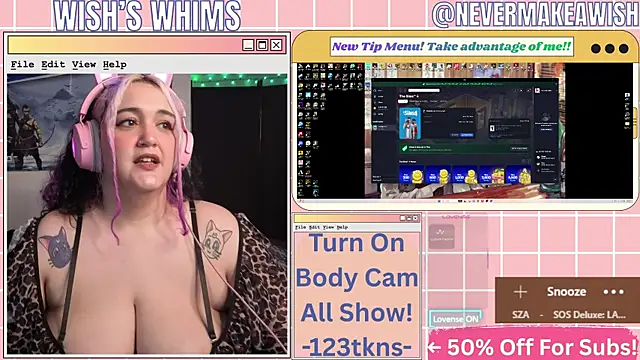 nevermakeawish online show from July 3, 10:32 am