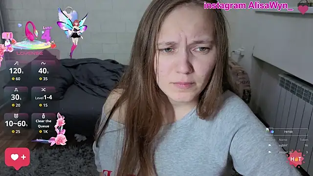 AlisaWyn online show from October 6, 12:33 pm