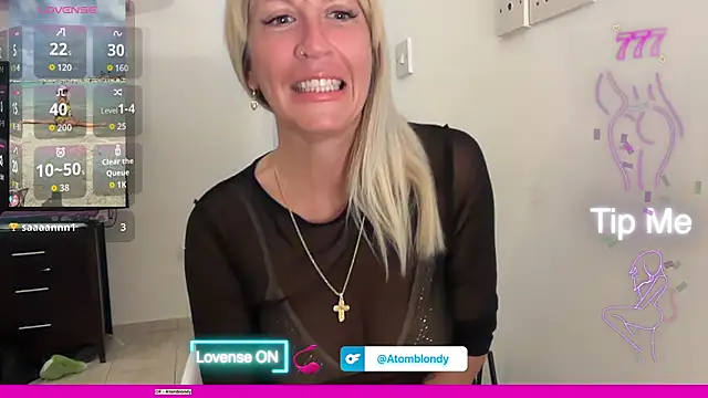 AtomBlondy online show from March 17, 7:51 pm