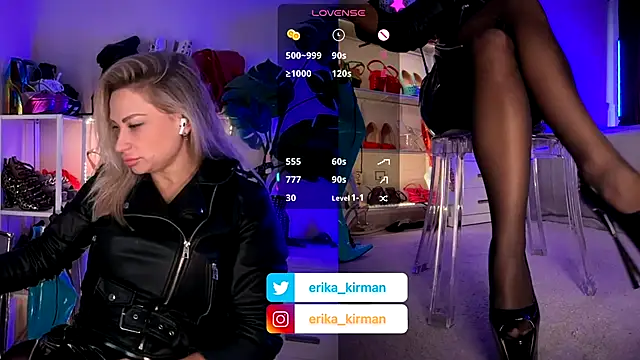 Erika Kirman online show from December 5, 11:22 am