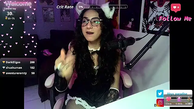 Abysparadise online show from November 8, 6:29 am