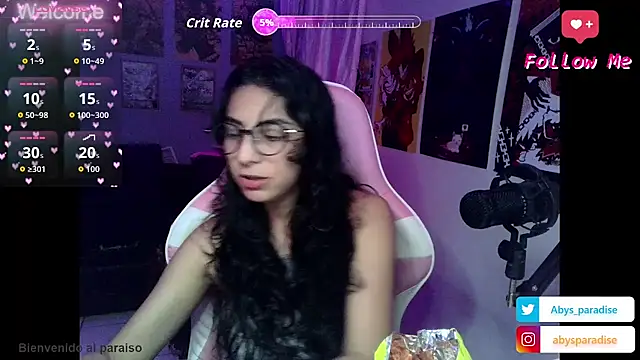 Abysparadise online show from November 1, 6:50 am