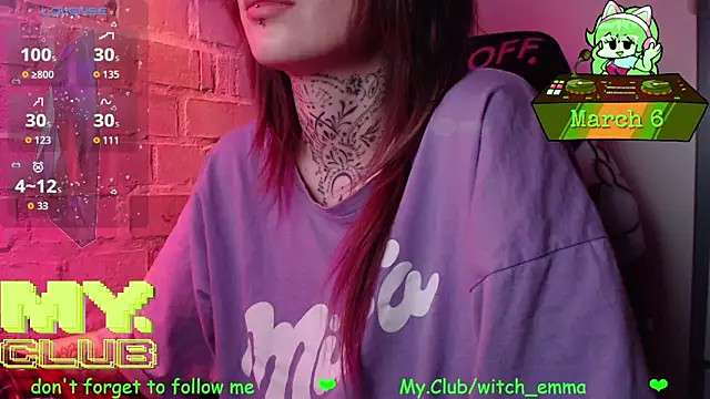 Witch Emma online show from March 6, 11:27 am