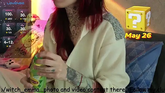 Witch Emma online show from May 26, 3:33 pm